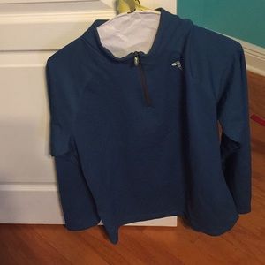 Blue ASICS long sleeve shirt